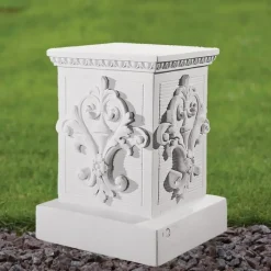 Statues & Sculptures Plinths & Pedestals^Classic 33cm Marble Resin Garden Pedestal