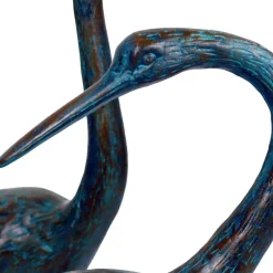 Statues & Sculptures Cranes^Classic Cranes Bronze Metal Garden Ornaments