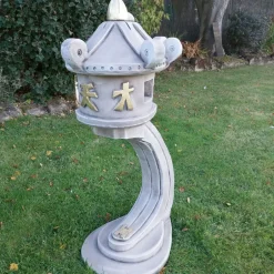 Statues & Sculptures Pagodas^Classic Curved Japanese Pagoda Lantern Stone Garden Ornament
