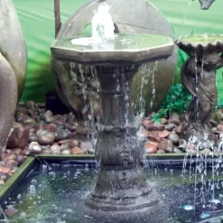 Statues & Sculptures Water Features^Classic Plain Bowl Stone Fountain Water Feature