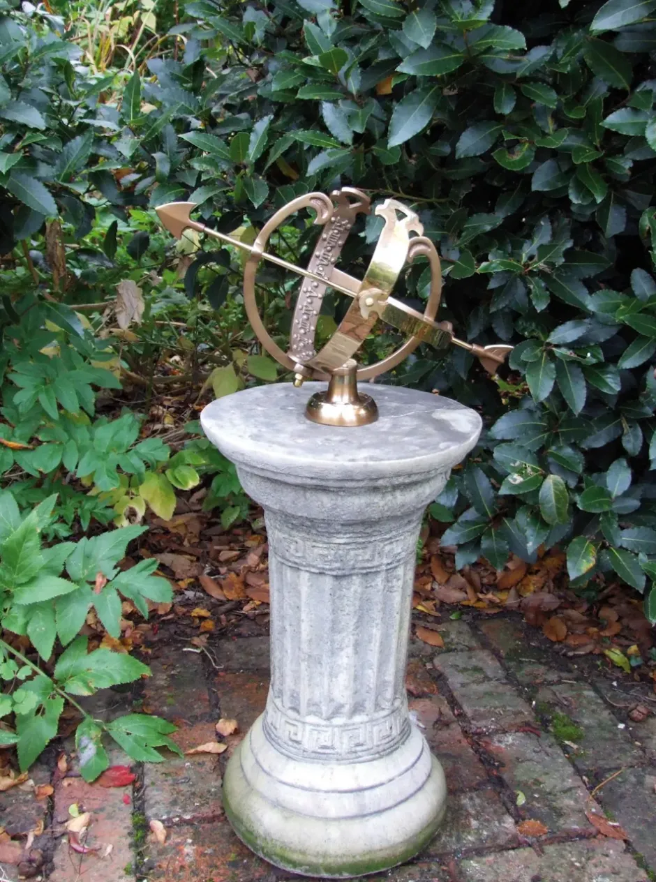 Statues & Sculptures Armillary Sundials^Classical Armillary Stone Garden Sundial