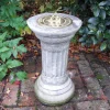Statues & Sculptures Garden Sundials^Classical Brass Stone Garden Sundial