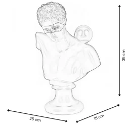 Statues & Sculptures Figurative|Table Top^Comic Titan 35cm Pop Art Resin Indoor Sculpture