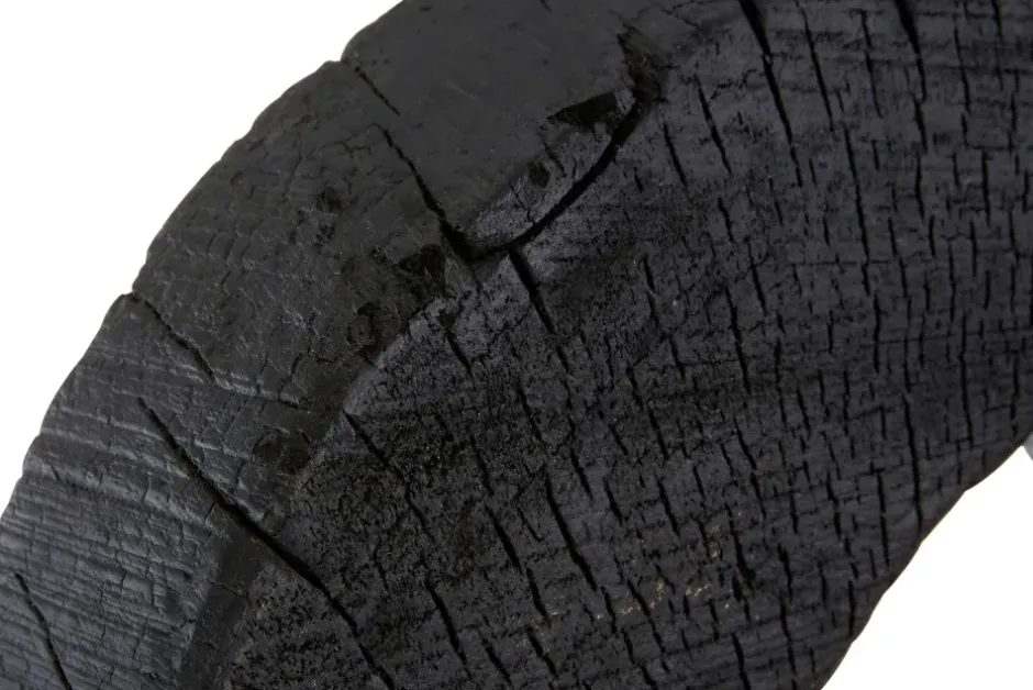 Statues & Sculptures Table Top|Abstract^Cosmic Loop 43cm Black Wood Indoor Sculpture