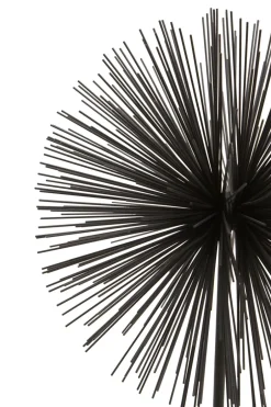 Statues & Sculptures Table Top|Abstract^Cosmic Pulse 64cm Black Metal Indoor Sculpture