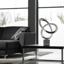 Statues & Sculptures Contemporary|Contemporary^Cosmos 58cm Metal Stainless Steel Indoor Sculpture