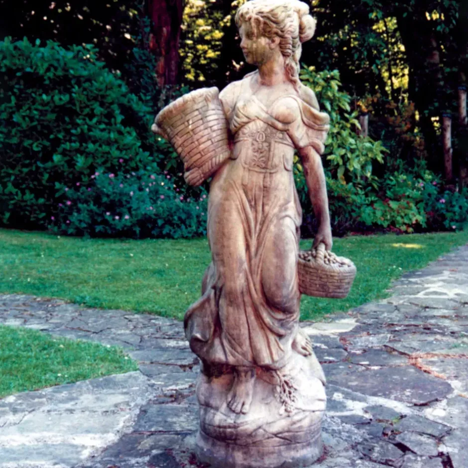 Statues & Sculptures Children^Country Girl 140cm Stone Garden Statue