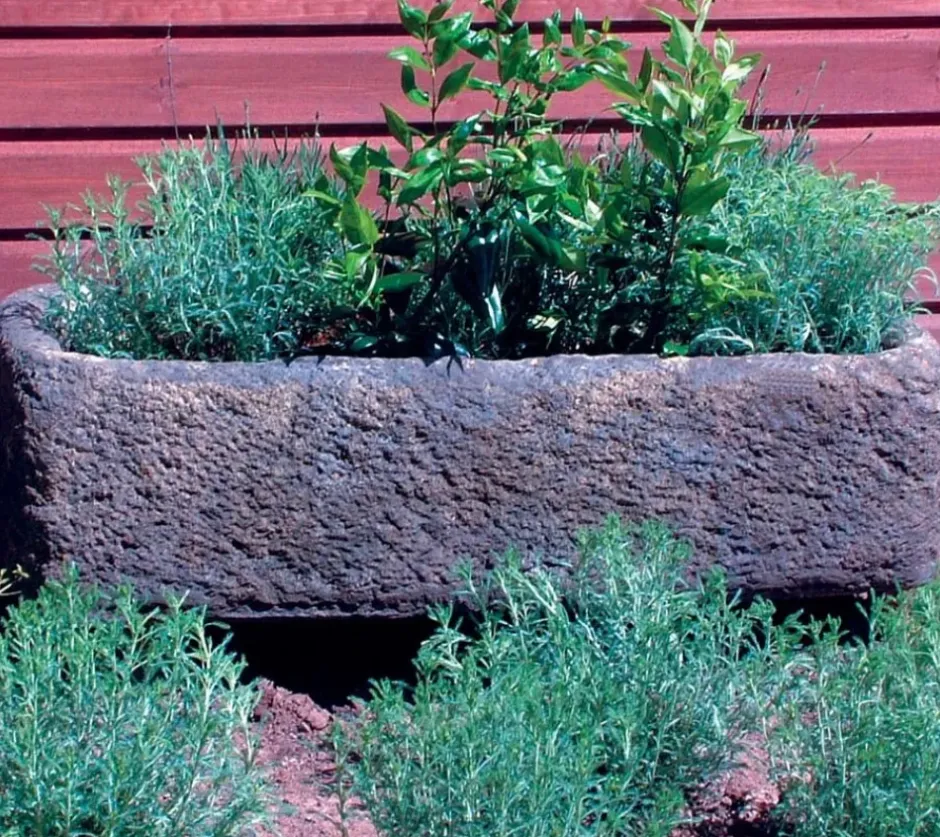 Statues & Sculptures Troughs^Country Plant Trough Stone Garden Planter