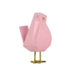 Statues & Sculptures Animals|Contemporary^Cubic Bird 18cm Rosa Pink Resin Indoor Sculpture