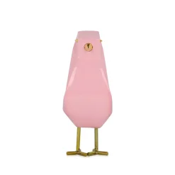 Statues & Sculptures Animals|Contemporary^Cubic Bird 18cm Rosa Pink Resin Indoor Sculpture
