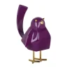 Statues & Sculptures Table Top|Animals^Cubic Bird 30cm Violet Resin Indoor Sculpture