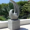 Statues & Sculptures Contemporary^Curvation Modern Art Stone Statue - Large Garden Sculpture