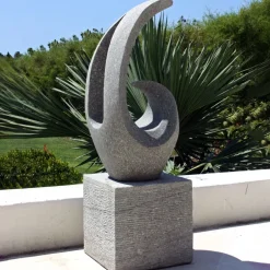 Statues & Sculptures Contemporary^Curvation Modern Art Stone Statue - Large Garden Sculpture