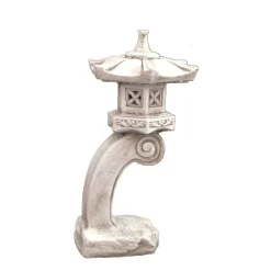 Statues & Sculptures Pagodas^Curved Japanese Pagoda Antique Stone Garden Ornament