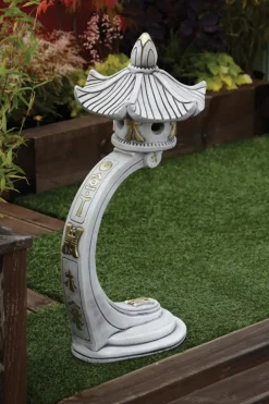 Statues & Sculptures Pagodas^Curved Japanese Pagoda Stone Garden Ornament