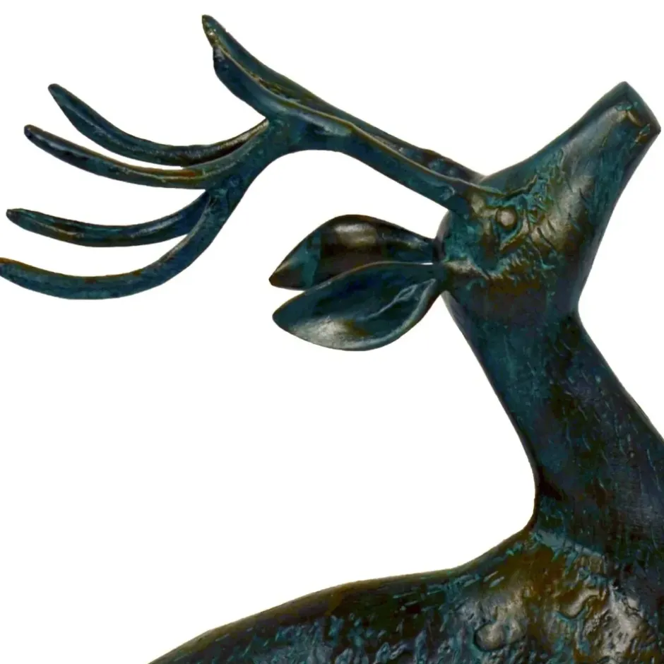 Statues & Sculptures Stags & Deers^Deer & Doe Bronze Metal Garden Statues