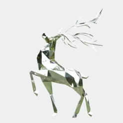 Statues & Sculptures Wildlife|Stags & Deers^Deer 198cm Geometric Metal Garden Sculpture