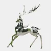 Statues & Sculptures Wildlife|Stags & Deers^Deer 204cm Geometric Metal Garden Sculpture