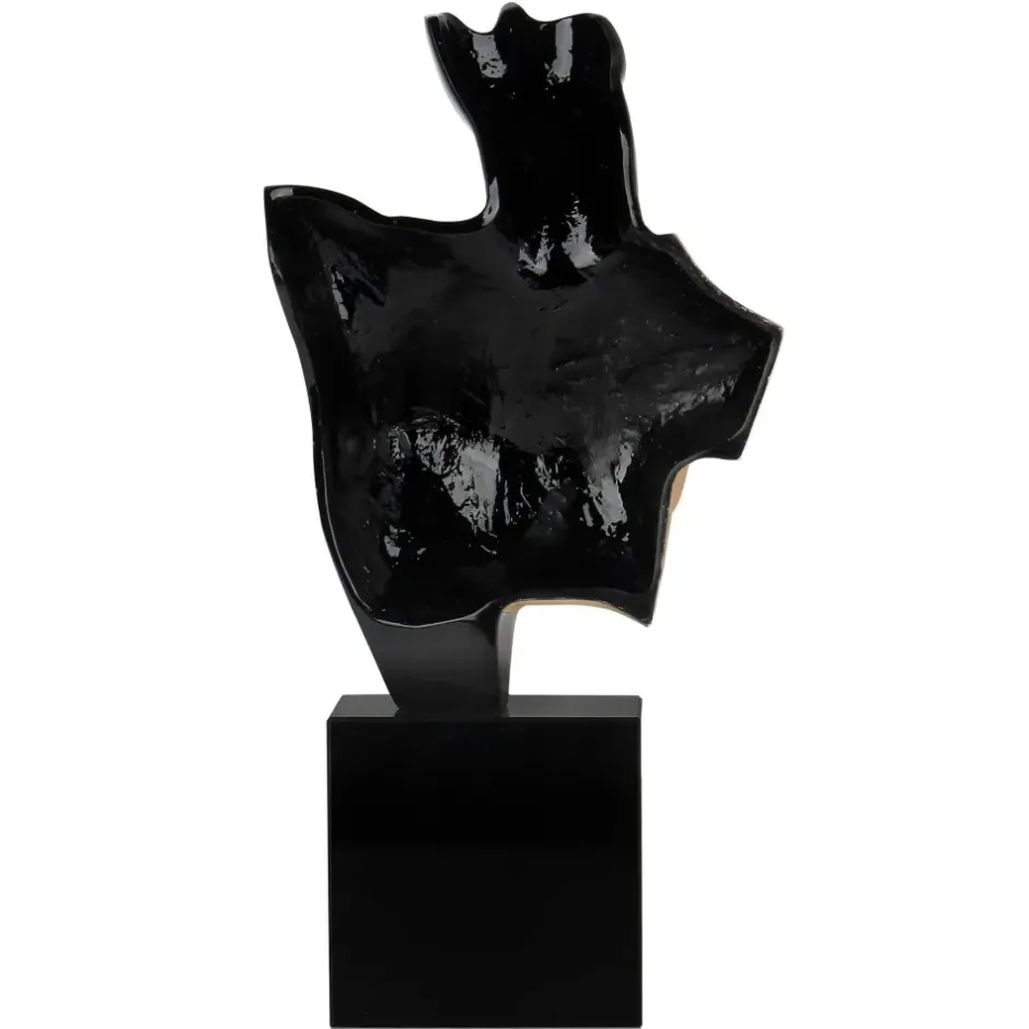 Statues & Sculptures Figurative|Table Top^Divided Diva 50cm Black Resin Indoor Sculpture