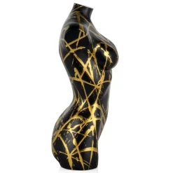 Statues & Sculptures Figurative|Table Top^Divine Torso 50cm Black Resin Indoor Sculpture