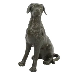 Statues & Sculptures Dogs^Duke the Dog Bronze Metal Garden Ornament