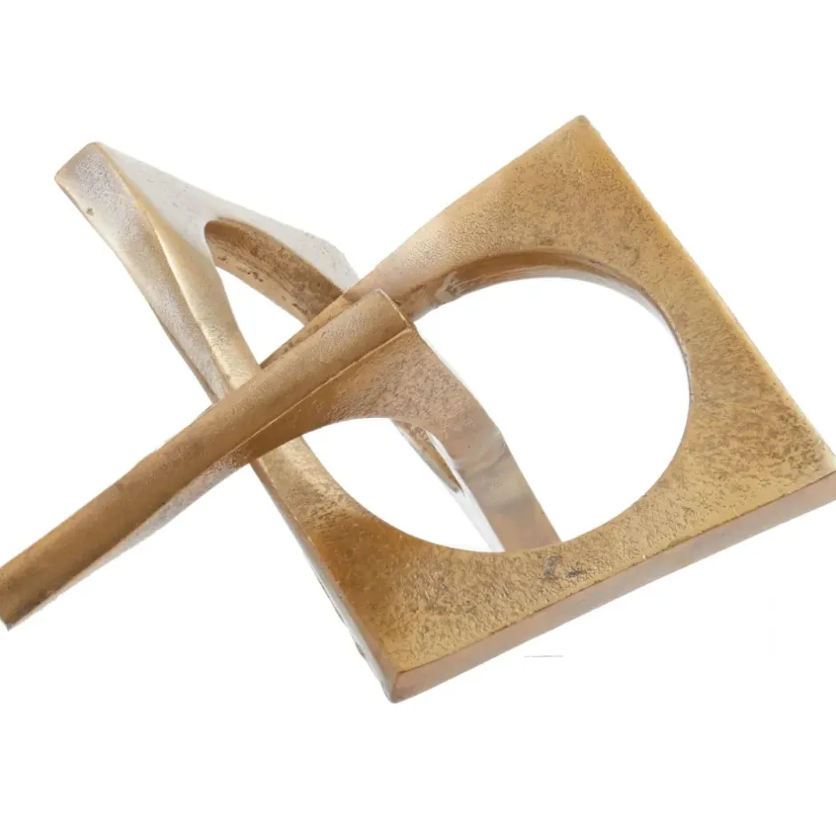 Statues & Sculptures Table Top|Abstract^Dynamic Horizons 12cm Bronze Metal Indoor Sculpture