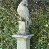 Statues & Sculptures Eagles|Modern^Eagle on Athenian Pedestal Modern Stone Garden Statue