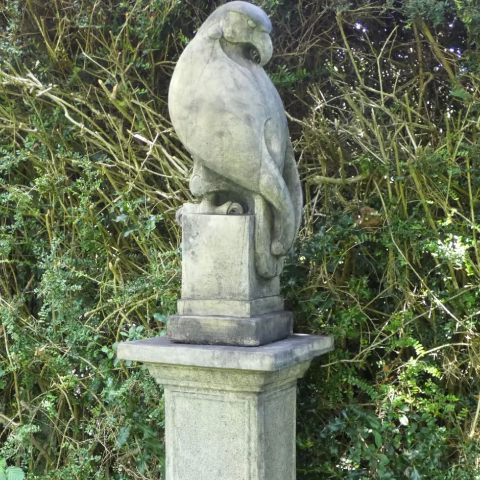 Statues & Sculptures Eagles|Modern^Eagle on Athenian Pedestal Modern Stone Garden Statue