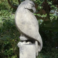 Statues & Sculptures Eagles|Modern^Eagle on Athenian Pedestal Modern Stone Garden Statue