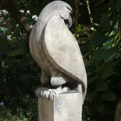 Statues & Sculptures Eagles|Modern^Eagle on Athenian Pedestal Modern Stone Garden Statue