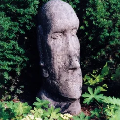 Statues & Sculptures Easter Island Heads^Easter Island Head Stone Garden Ornament