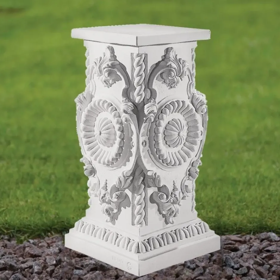 Statues & Sculptures Plinths & Pedestals^Elegance 44cm Marble Resin Garden Pedestal