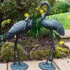 Statues & Sculptures Cranes^Elegant Cranes Bronze Metal Garden Ornaments