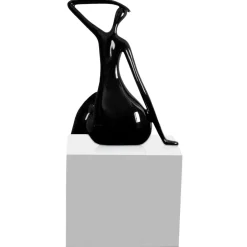Statues & Sculptures Figurative|Table Top^Elegant Grace 75cm Black Resin Indoor Sculpture