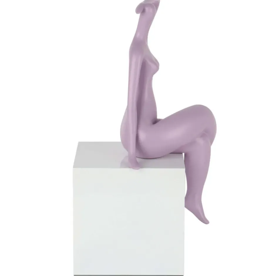 Statues & Sculptures Figurative|Table Top^Elegant Grace 38cm Violet Resin Indoor Sculpture