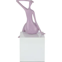 Statues & Sculptures Figurative|Table Top^Elegant Grace 38cm Violet Resin Indoor Sculpture