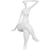 Statues & Sculptures Figurative|Table Top^Elegant Grace 38cm White Resin Indoor Sculpture