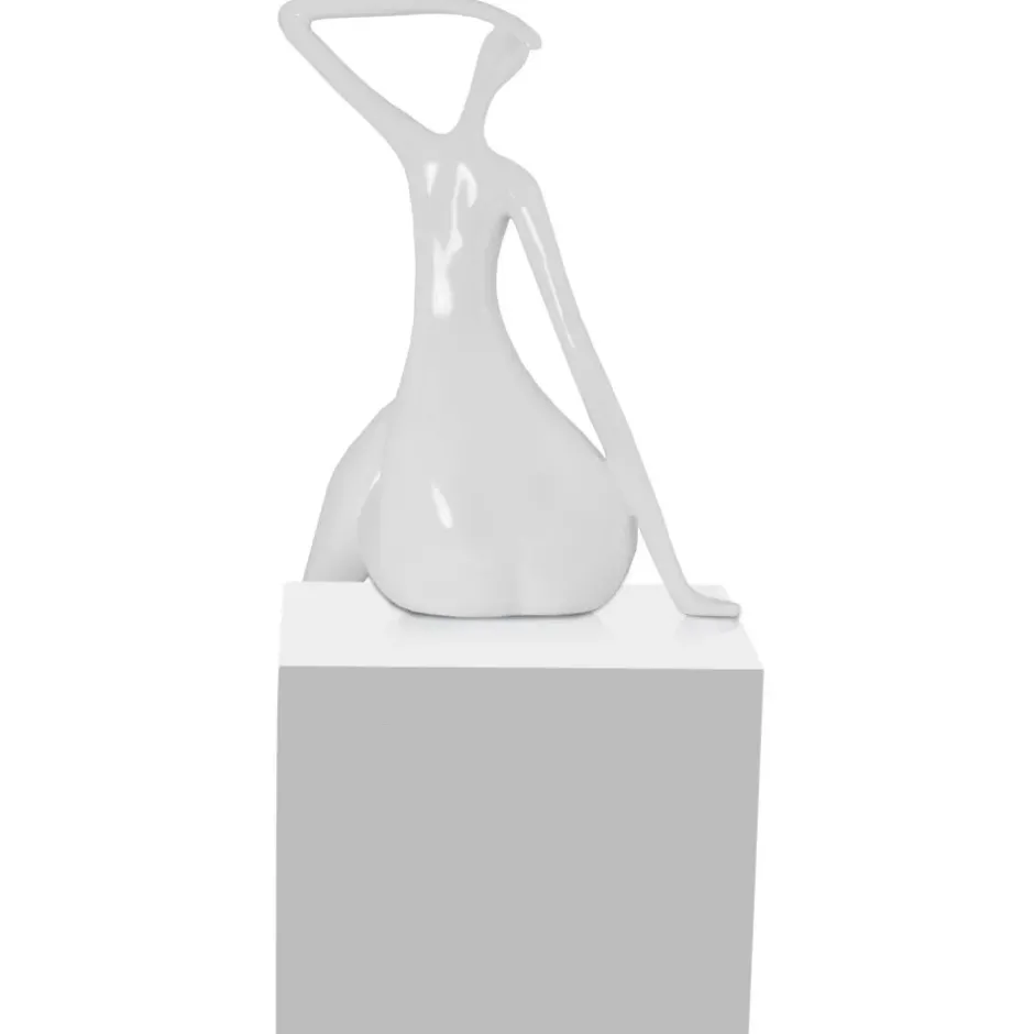 Statues & Sculptures Figurative|Table Top^Elegant Grace 75cm White Resin Indoor Sculpture