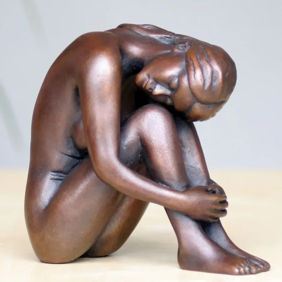 Statues & Sculptures Figurative|Table Top^Emma Figurine Bronze Indoor Sculpture