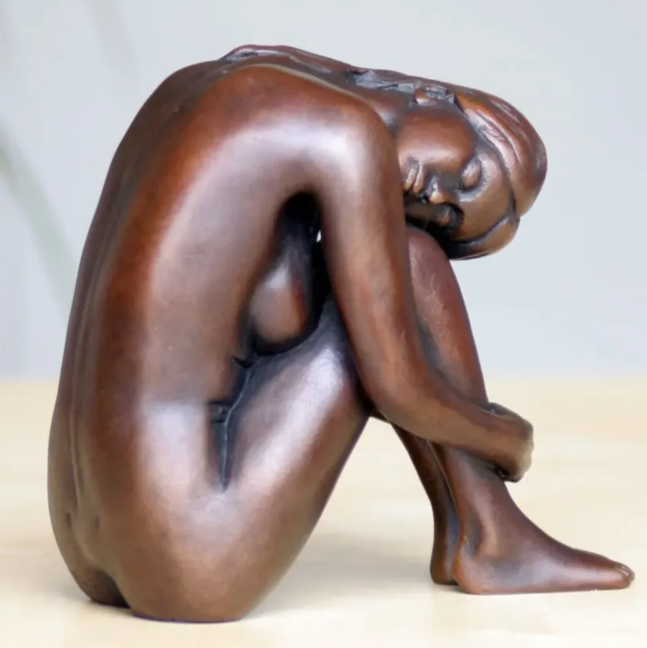 Statues & Sculptures Figurative|Table Top^Emma Figurine Bronze Indoor Sculpture