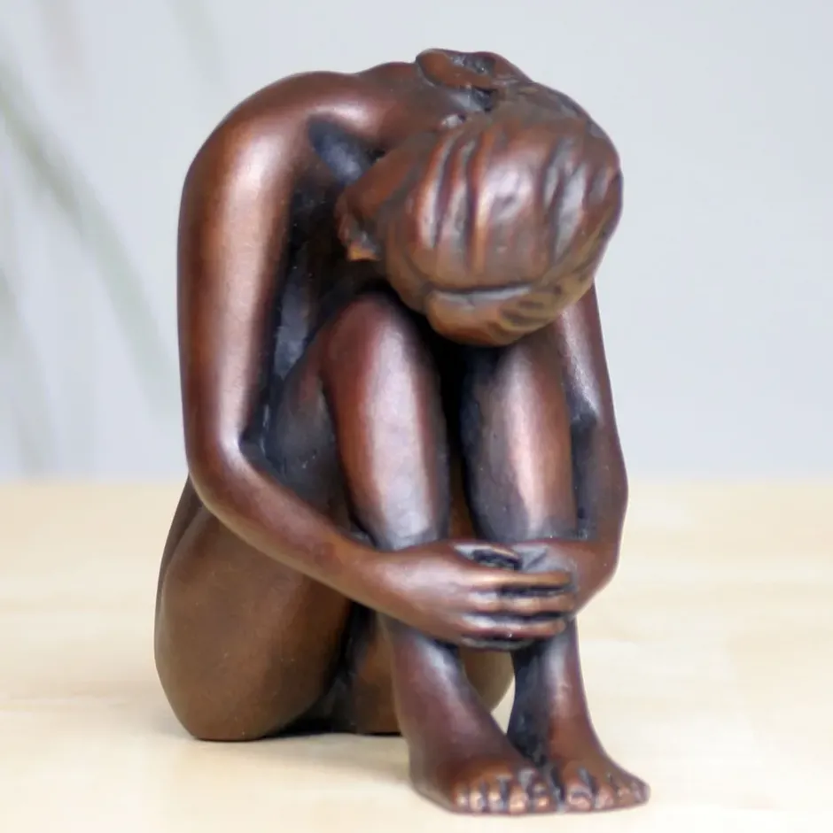 Statues & Sculptures Figurative|Table Top^Emma Figurine Bronze Indoor Sculpture