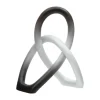 Statues & Sculptures Table Top|Abstract^Eternal Curves 19cm Black & White Resin Indoor Sculpture