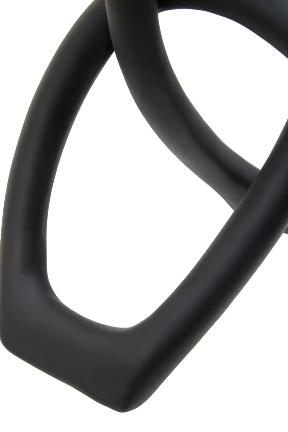 Statues & Sculptures Table Top|Abstract^Eternal Curves 19cm Black Resin Indoor Sculpture