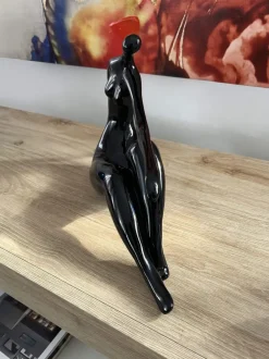 Statues & Sculptures Figurative|Table Top^Eternal Grace 21cm Black Resin Indoor Sculpture