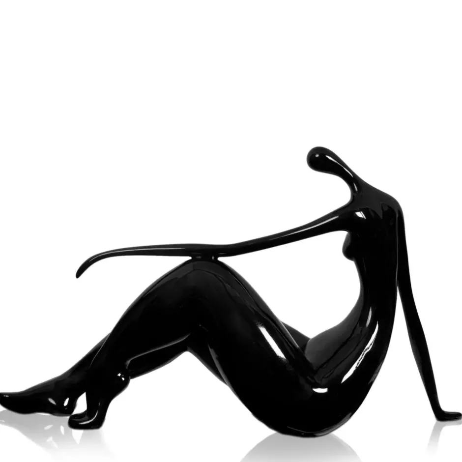 Statues & Sculptures Figurative|Table Top^Eternal Grace 40cm Black Resin Indoor Sculpture