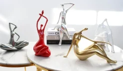 Statues & Sculptures Figurative|Table Top^Eternal Grace 21cm Gold Resin Indoor Sculpture