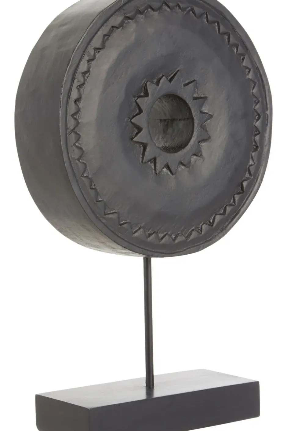 Statues & Sculptures Table Top|Abstract^Eternal Loop 44cm Black Wood Indoor Sculpture