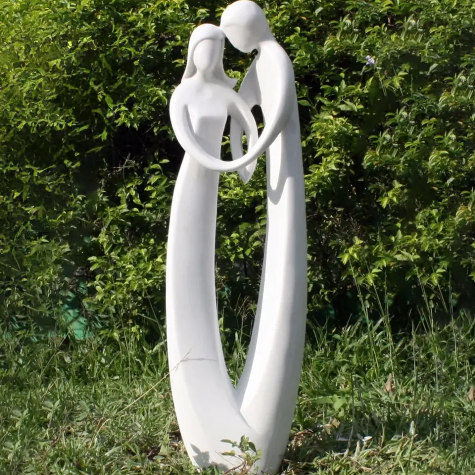 Statues & Sculptures Modern^Eternal Love 80cm Marble Resin Garden Statue