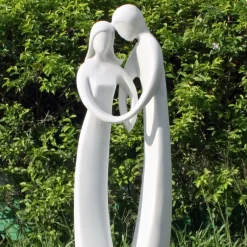 Statues & Sculptures Modern^Eternal Love 80cm Marble Resin Garden Statue