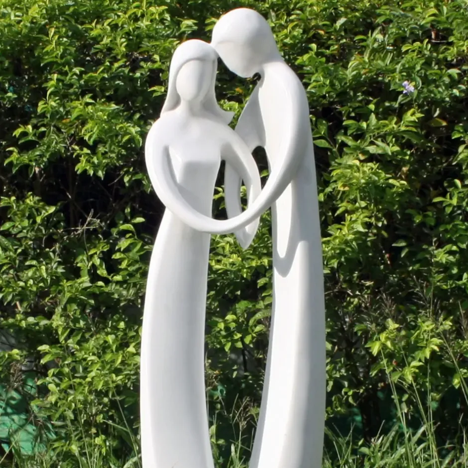 Statues & Sculptures Modern^Eternal Love 80cm Marble Resin Garden Statue